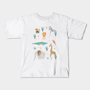 Into the Jungle - White Kids T-Shirt